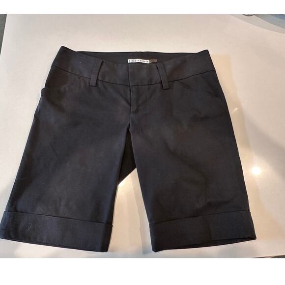 Alice + Olivia Black Shorts